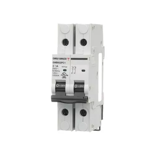 Carlo Gavazzi Circuit Breaker 3 Amp 2 Pole Lever Actuator 240 V AC, GMB632PC3