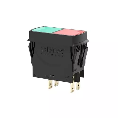 ETA Circuit Breaker Rocker Actuator, 3120-N31F-P7T1-SGRD-6A