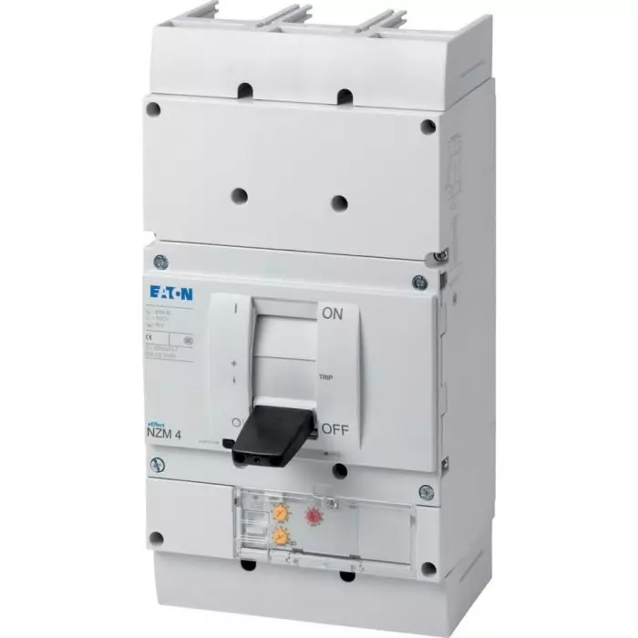 EATON Moeller NZM MCCB Molded Case Circuit Breaker 3P 0.001kA, Breaking Capacity 15 kA, Fixed Mount, 265785 NZMN4-ME1400