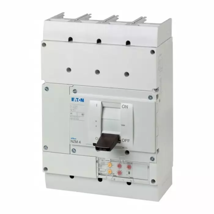 EATON Moeller NZM MCCB Molded Case Circuit Breaker 4P 0.001kA, Breaking Capacity 37 kA, Fixed Mount, 265990 NZMH4-4-VE1000