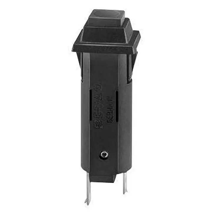 ETA Circuit Breaker 500 mA 1 Pole Push to Reset Actuator 250 V AC, 1110-F212-P1M1-0.5A