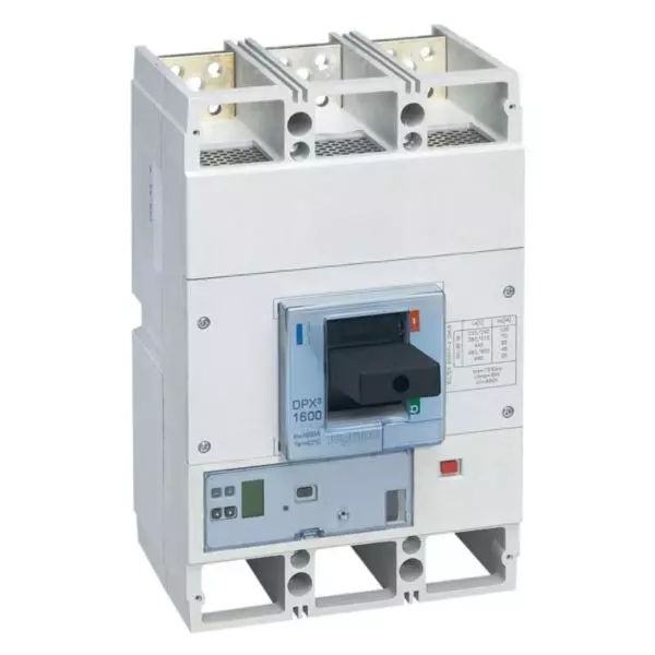 Legrand DPX³ 1600 Series 1600 A Molded Case Circuit Breaker (MCCB) 3 Pole 70 kA Breaking Capacity, 422471