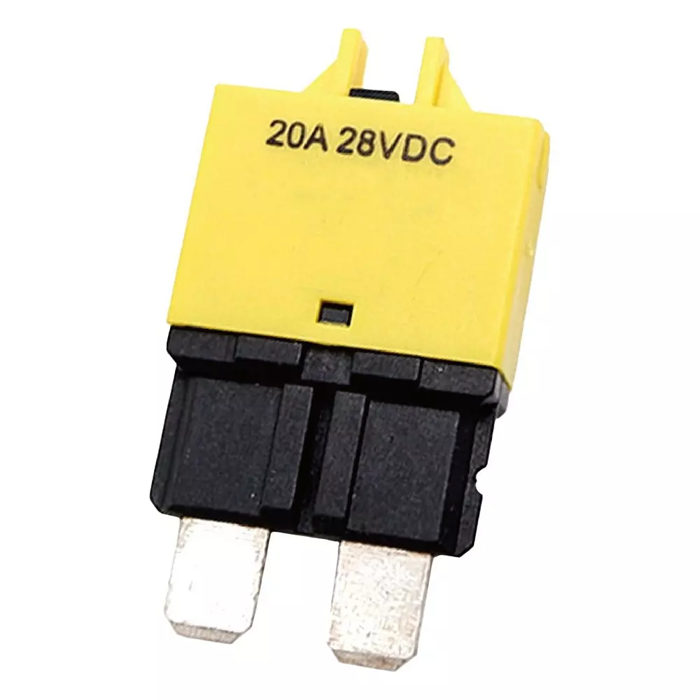 MULTICOMP PRO Thermal Circuit Breaker Auto Fuse Holder 28 V DC 20 Amp, MP015927