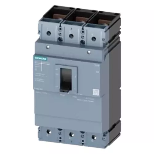 Siemens Sentron 3VM Series MCCB with Thermal Magnetic Trip Unit 3 Pole 3VM13 Frame Size, 320 A Current and 36 kA @ 415 V AC, 50/60 Hz Breaking Capacity, 3VM1332-4ED32-0AA0