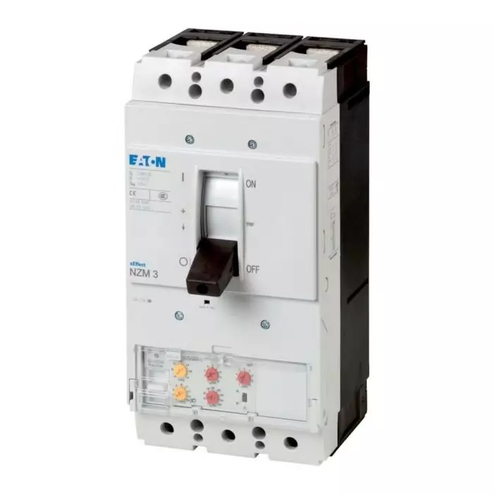 EATON Moeller NZM MCCB Molded Case Circuit Breaker 3P 400A, Breaking Capacity 9 kA, Fixed Mount, 269336 NZMH3-VE400-NA
