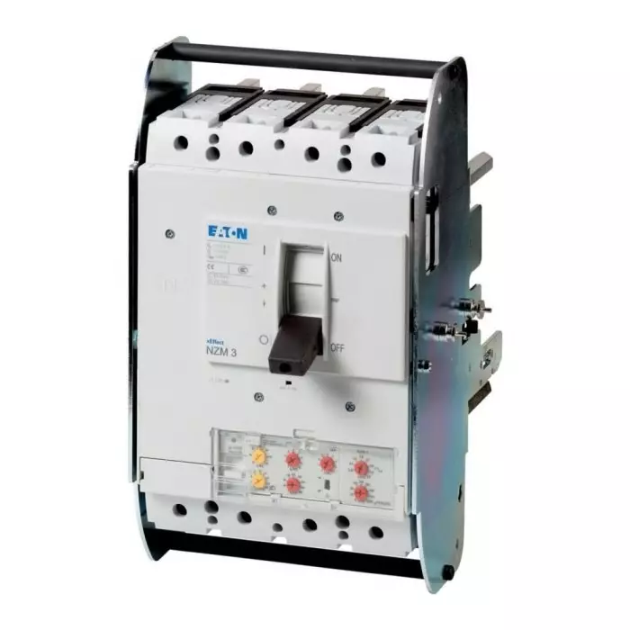EATON Moeller series NZM MCCB Molded Case Circuit Breaker 4P 400A, Breaking Capacity 9 kA, Plug In, 119900 NZMH3-4-VE400-T-AVE