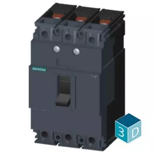 siemens-sentron-3vm-series-mccb-with-thermal-magnetic-trip-unit-3-pole-3vm11-frame-size-160-a-current-and-36-ka-415-v-ac-5060-hz-breaking-capacity-3vm1116-4ed32-0aa0