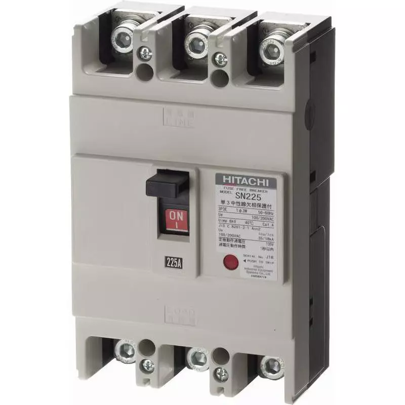 Hitachi Circuit Breaker 125 Amp Rated Current 3P, SN225 3P 125A