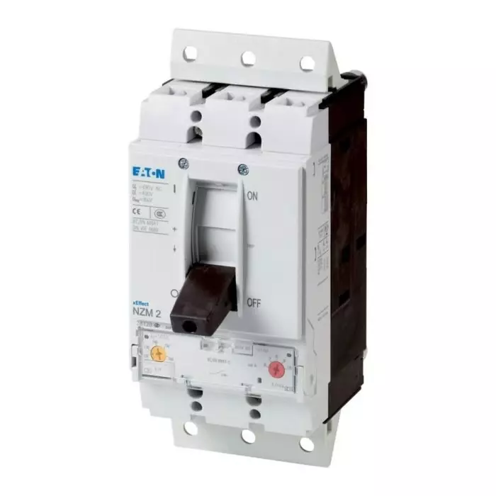 EATON Moeller NZM MCCB Molded Case Circuit Breaker 3P 125A, Breaking Capacity 5 kA, Plug In, 113333 NZMH2-A125-SVE