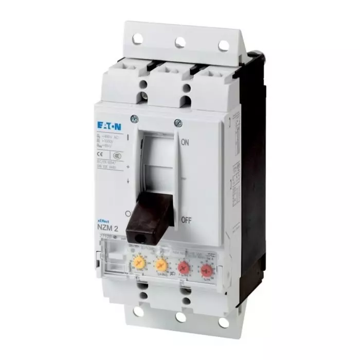 EATON Moeller NZM MCCB Molded Case Circuit Breaker 3P 250A, Breaking Capacity 5 kA, Plug In, 113339 NZMH2-VE250-SVE