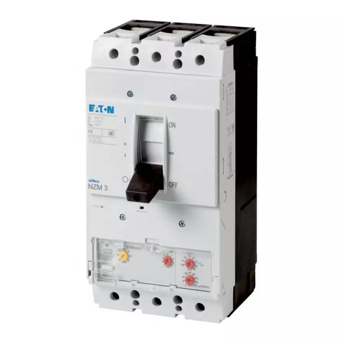 EATON Moeller NZM MCCB Molded Case Circuit Breaker 3P 630A, Breaking Capacity 5 kA, Fixed Mount, 110890 NZMN3-AE630-T