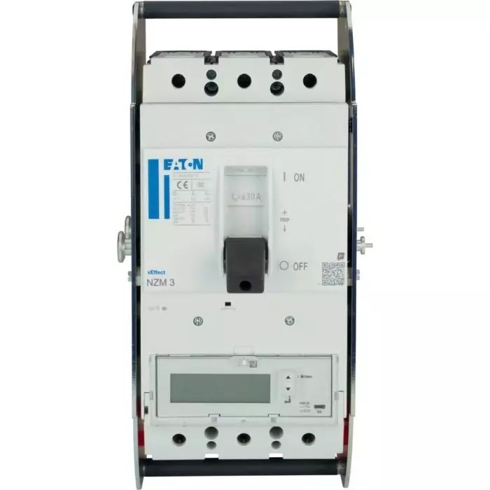 EATON Moeller NZM MCCB Molded Case Circuit Breaker 3P 630A, Breaking Capacity 9 kA, Withdrawable, 192267 NZMH3-PX630-AVE