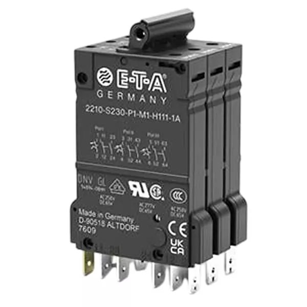 ETA Circuit Breaker Toggle Actuator, 2210-S231-P1T1-Z241-8A