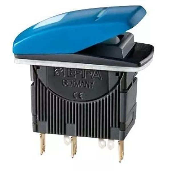 ETA Circuit Breaker 10 Amp 1 Pole Rocker Actuator, 3131-AF1NT-000000-1T2-10A