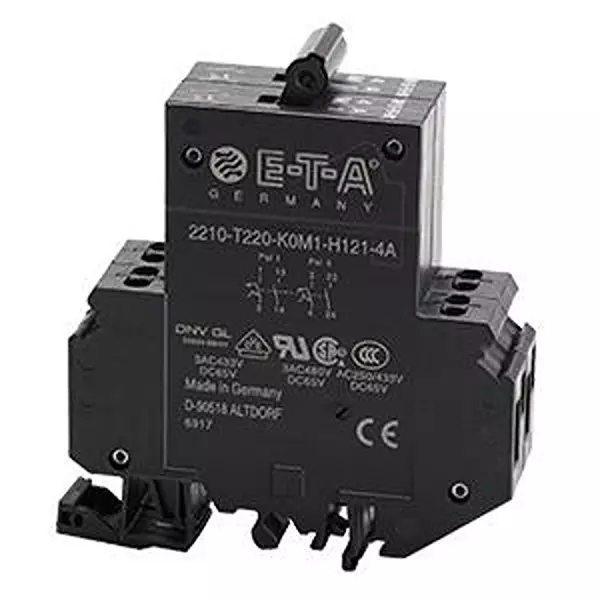 ETA Circuit Breaker Toggle Actuator, 2210-T220-K0M1-H221-10A