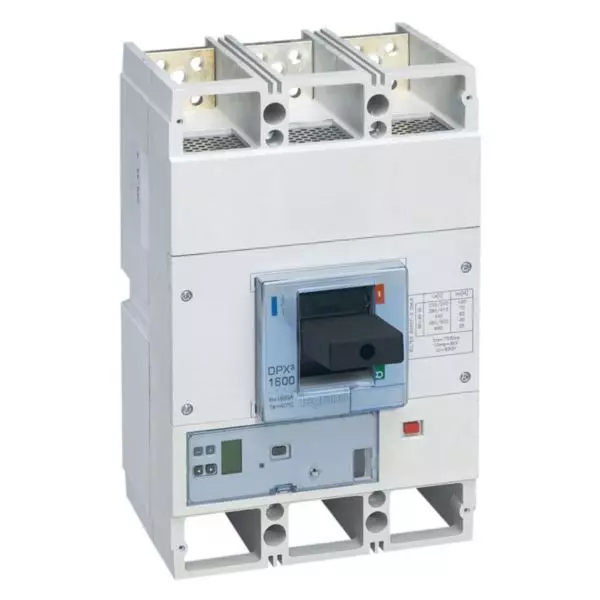 Legrand DPX³ 1600 Series 1250 A Molded Case Circuit Breaker (MCCB) 3 Pole 36 kA Breaking Capacity, 422446