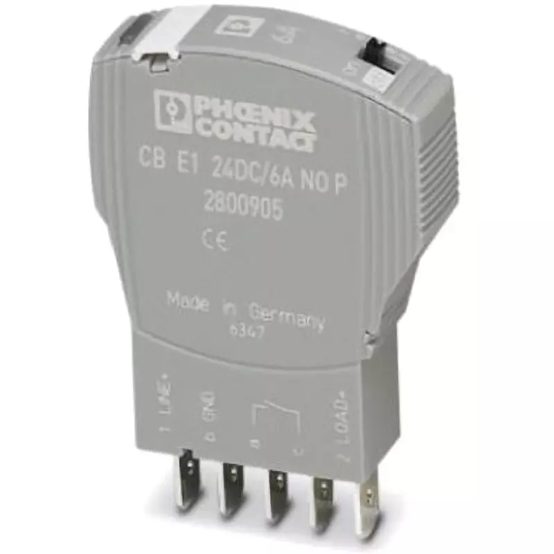 Phoenix Contact Circuit Breaker 6 Amp Rated Current 1 Pole, 2800905