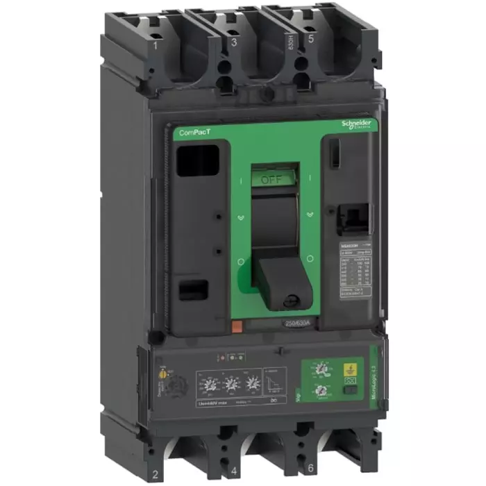 Schneider Electric NSX Fixed Mount 3 Pole 570 A Compact Range MCCB, C63F34V570