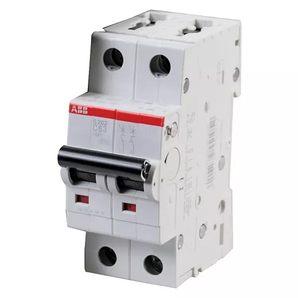 ABB Circuit Breaker, Thermal Mag, 2 Pole, S202-C63-picture-19