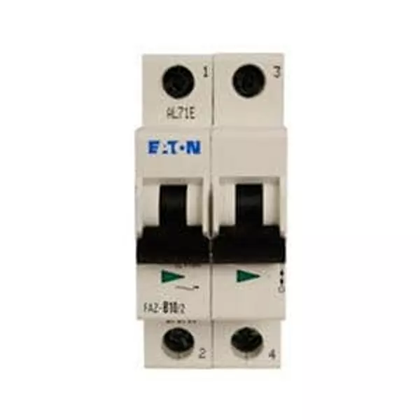 EATON Circuit Breaker 2 Amp 2 Pole Handle Actuator 240 V AC, 415 V AC, FAZ-D2/2-RT