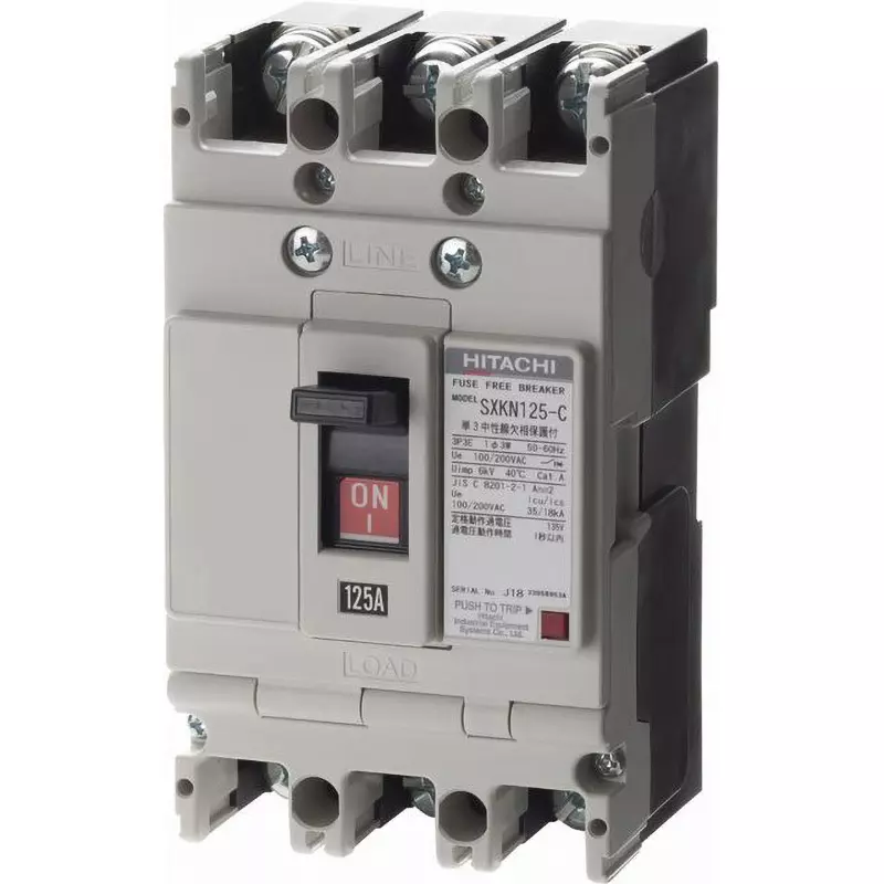 Hitachi Circuit Breaker 100 Amp Rated Current 3P, SXKN125-C 3P100A