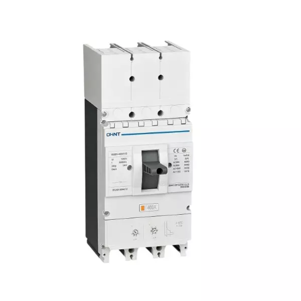 Chint NM8N-HV Moulded Case Circuit Breaker 350 Amp 3 Pole Thermal Magnetic Adjustable 400 Amp Frame Current 36/36 kA Icu/Ics Breaking Capacity, 367784