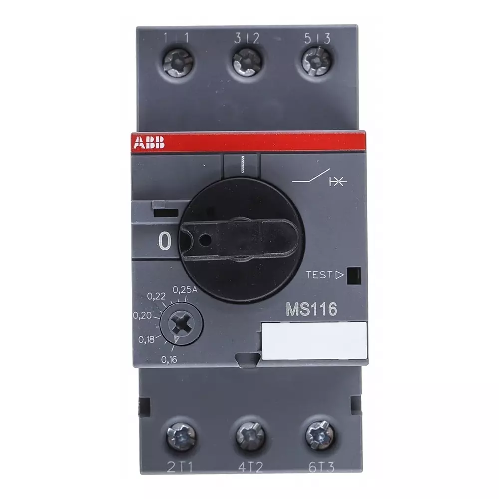 ABB 250 mA Motor Protection Circuit Breaker, 690, 1SAM250000R1002MS116-0.25