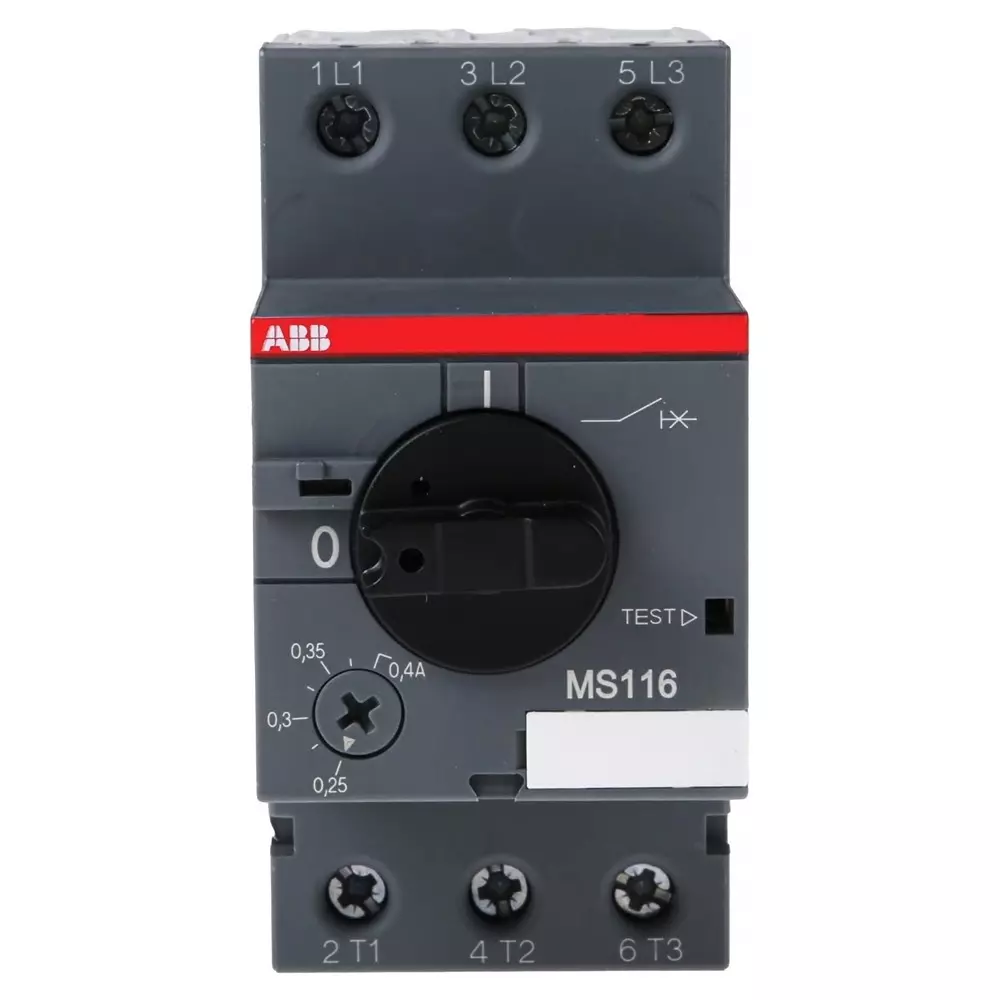 ABB Motor Protection Circuit Breaker, 1SAM250000R1003MS116-0.4