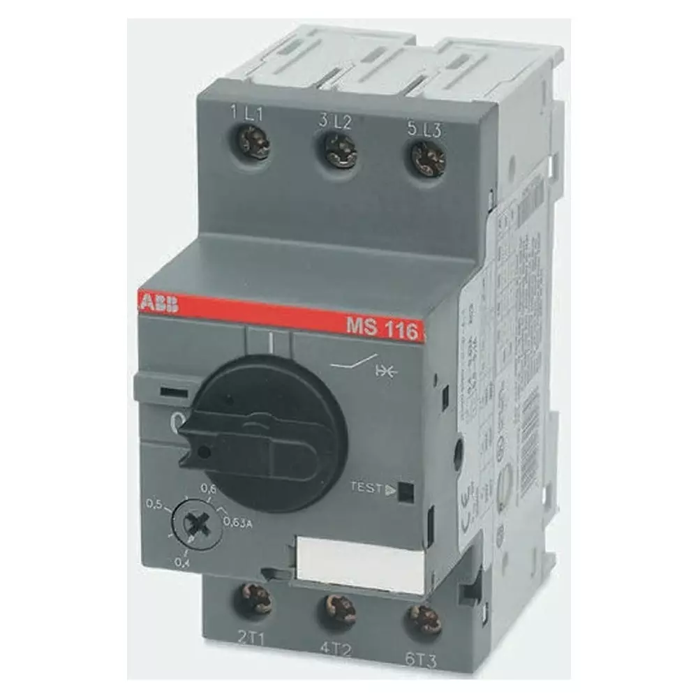 ABB Motor Protection Circuit Breaker, 1SAM250000R1001MS116-0.16