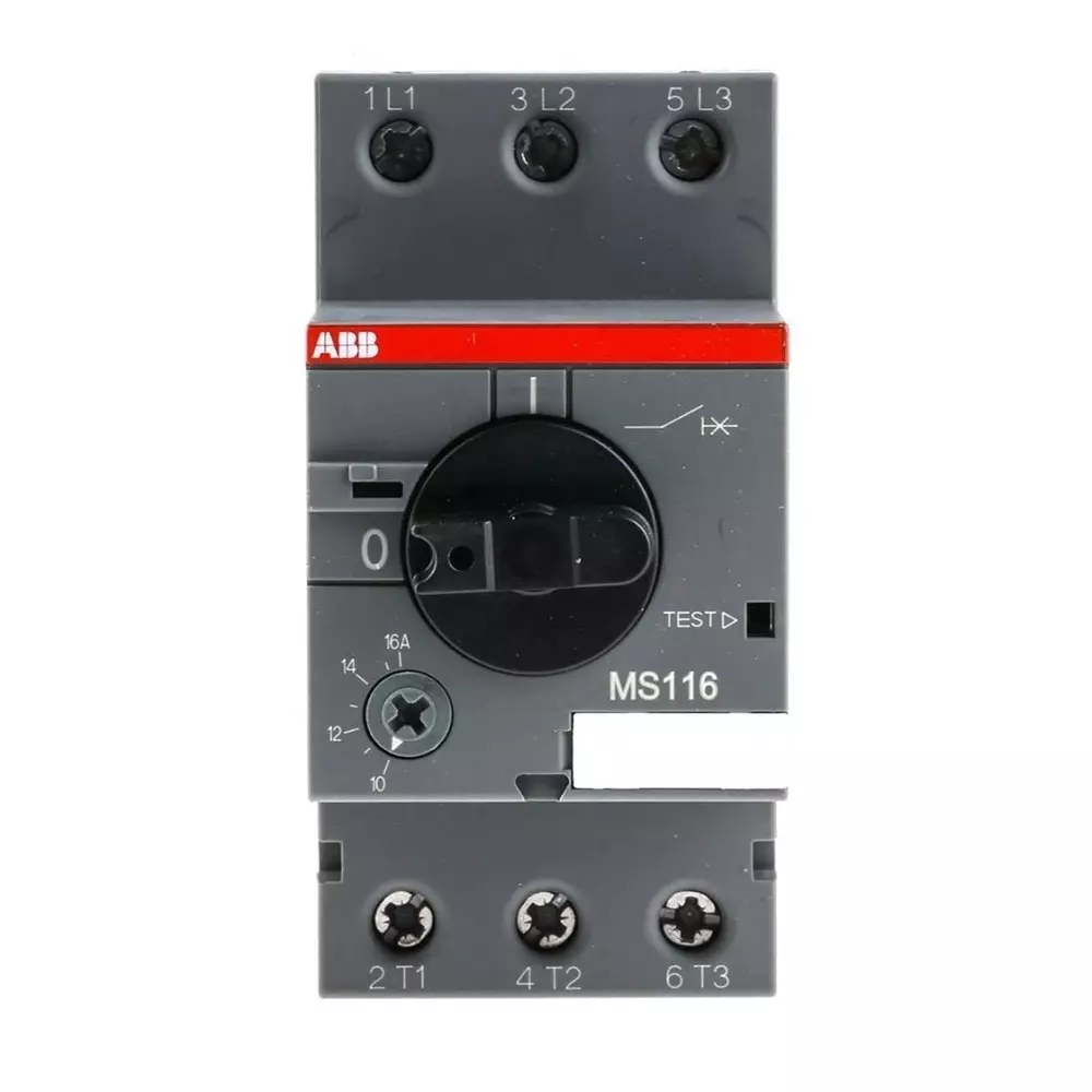 ABB 16 A Motor Protection Circuit Breaker, 1SAM250000R1011MS116-16