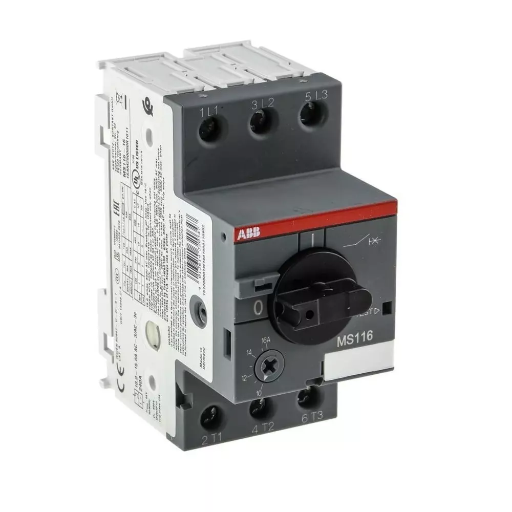 ABB 16 A Motor Protection Circuit Breaker, 1SAM250000R1011MS116-16