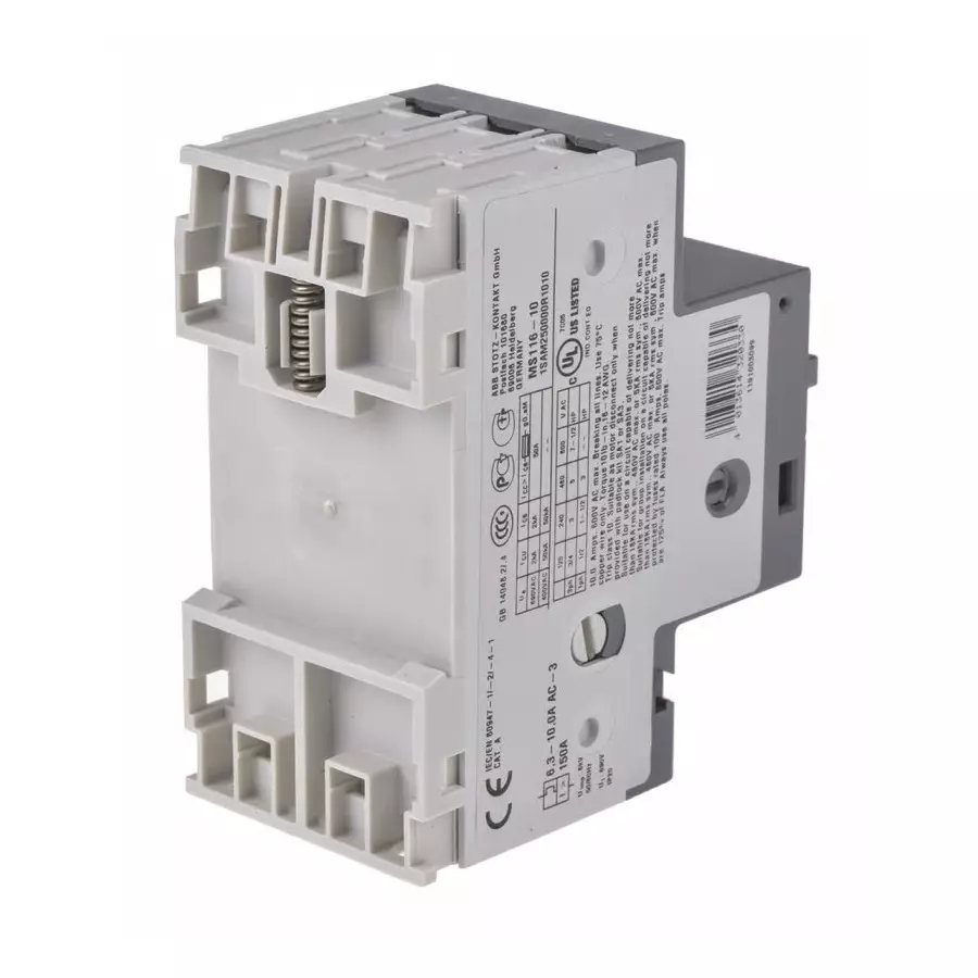 ABB 10 A Motor Protection Circuit Breaker, 690 V, 1SAM250000R1010MS116-10