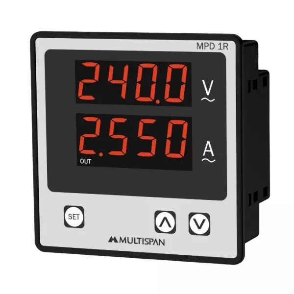 Multispan Motor Protection Device 1 Relay and 3 VA @ 230 AC MAX Power Consumption, MPD-1R