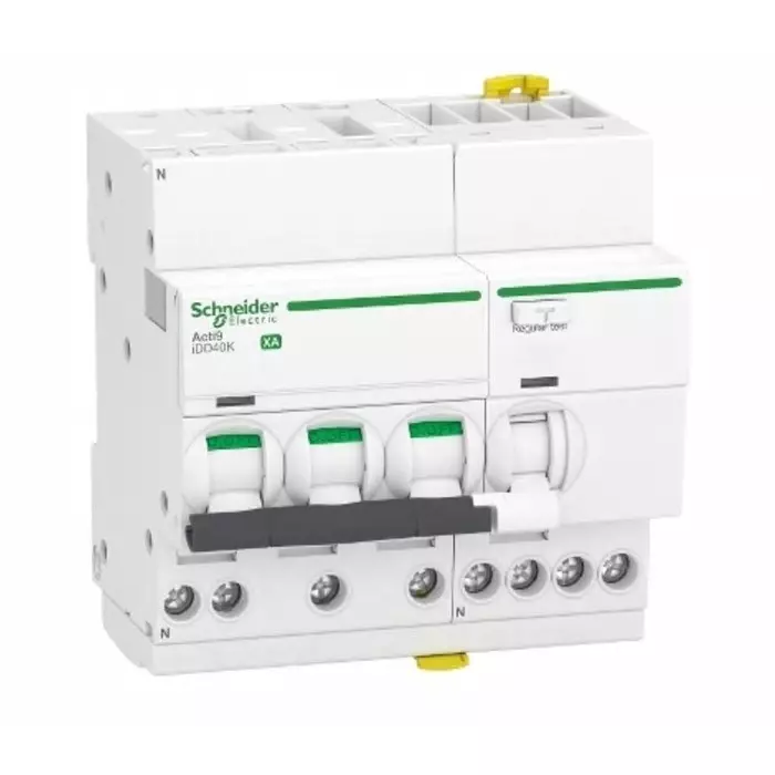 Schneider Electric Type C 3P+N Pole Acti9 Range 16 A RCBO, A9DS5716