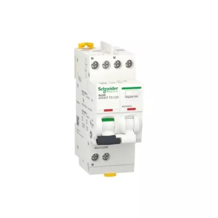 Schneider Electric Type C 1P+N Pole Acti9 Range 25 A RCBO, A9DV6625