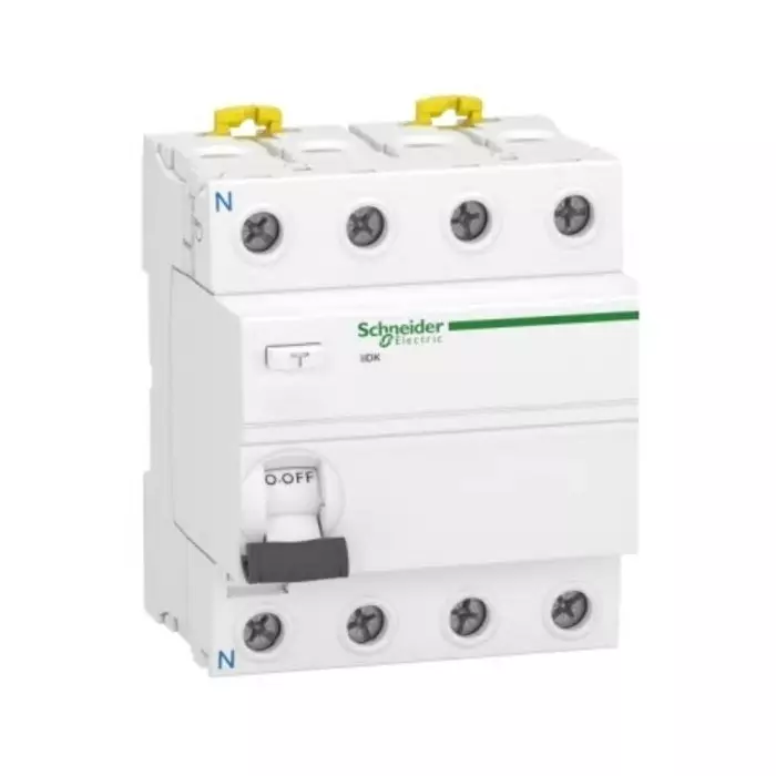Schneider Electric DIN Rail Mount Type AC 4 Pole Acti9 Range 40 A RCCB, A9R55440