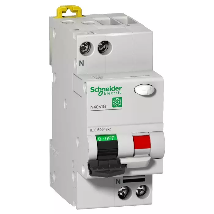 Schneider Electric DIN Rail Mount Type C 1 Pole Multi 9 Range 10 A RCBO, M9D11610