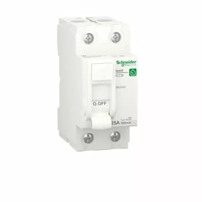 Schneider Electric DIN Rail Mount Type AC 2 Pole Resi9 Range 25 A RCCB, R9R25225