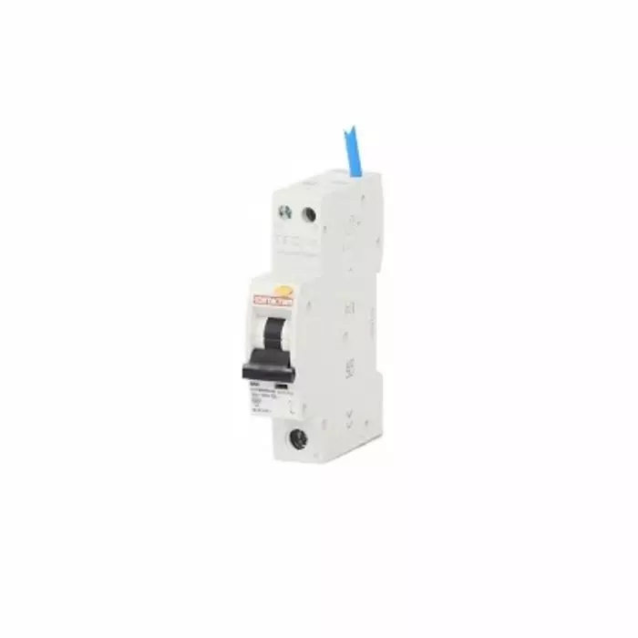 Contactum RCBO 50A Current Rating 1P Poles 30mA Trip Sensitivity Type B CCPBR Range, CCPBR0650AB