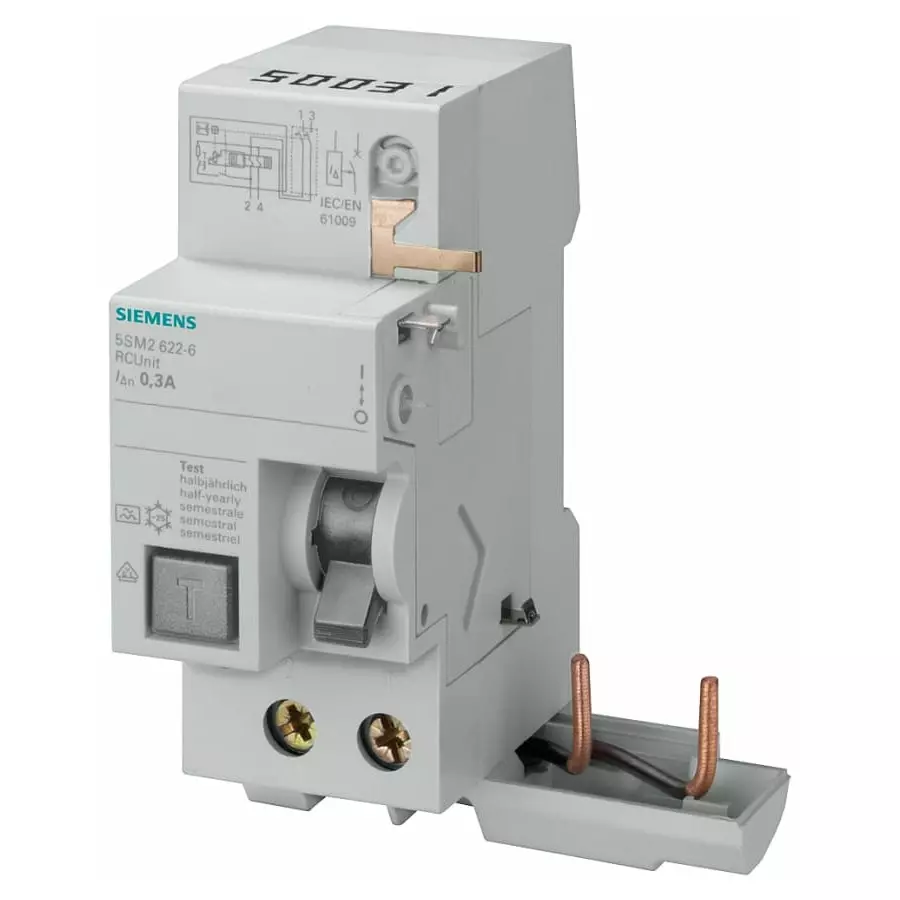 Siemens 5SM23 RCCB, 40A, 2 Pole, 30mA, Type A, 230V, 5SM2322-6KK01