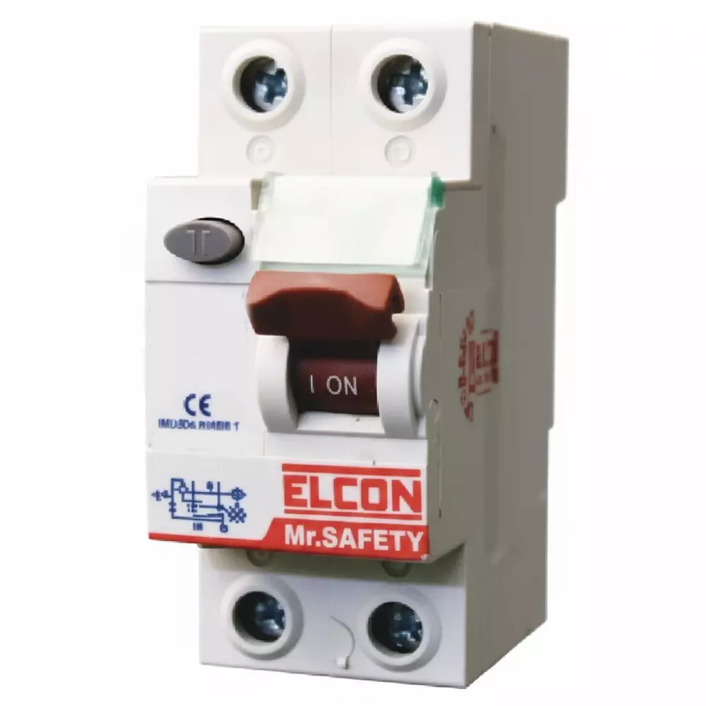 Mr. SAFETY Residual Current Circuit Breakers Double Pole 40 Amp & 30 mA Sensitivity, 4EL 40/2/30