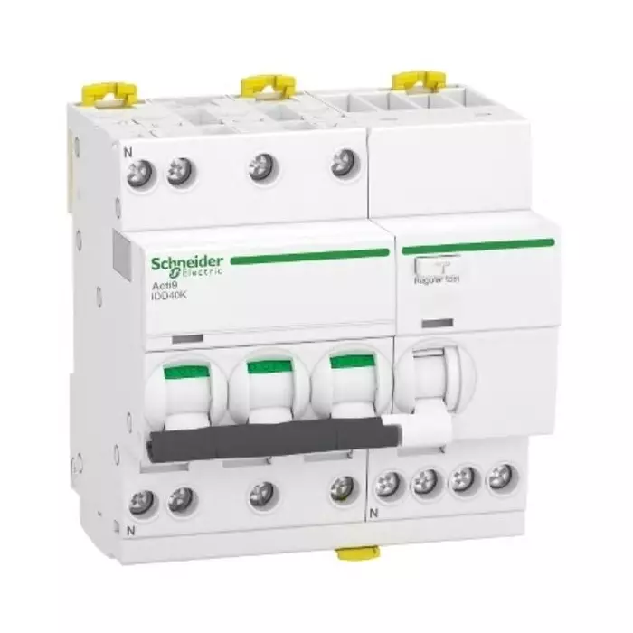 Schneider Electric Type C 3P+N Pole Acti9 Range 20 A RCBO, A9DK1720
