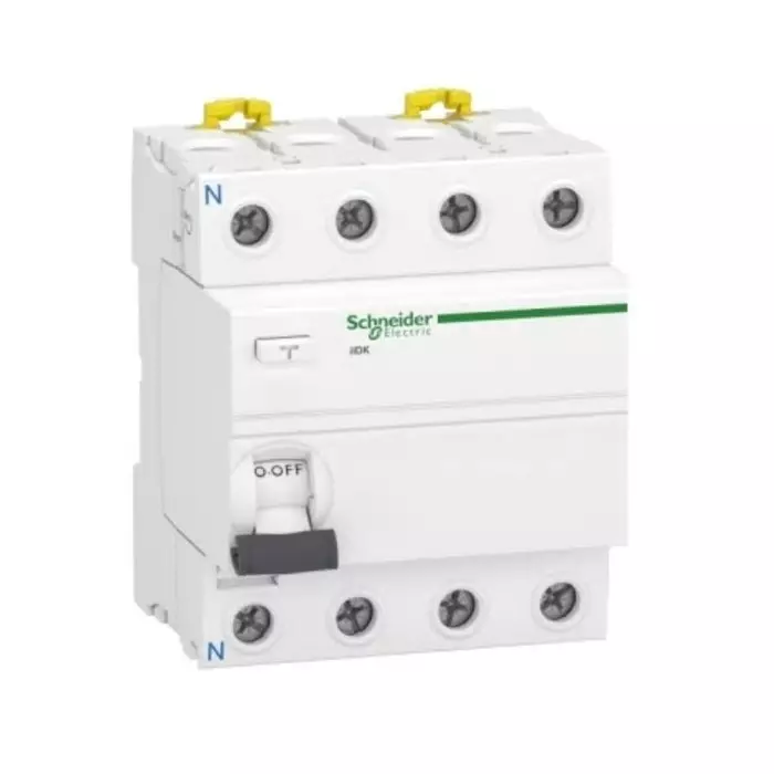 Schneider Electric DIN Rail Mount Type AC 4 Pole Acti9 Range 40 A RCCB, A9R56440