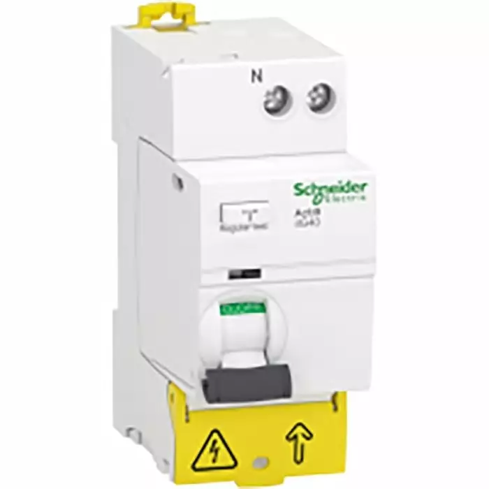 Schneider Electric DIN Rail Mount 1P+N Pole Acti9 Range 25 A RCCB, A9R87625