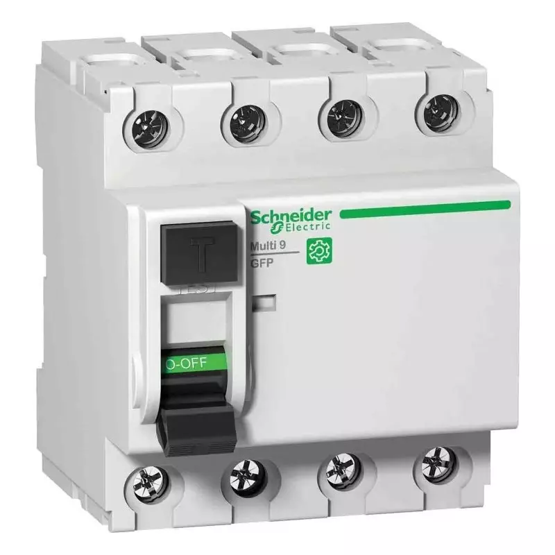 Schneider Electric DIN Rail Mount 4 Pole Multi9 Range 25 A RCCB, M9R84425
