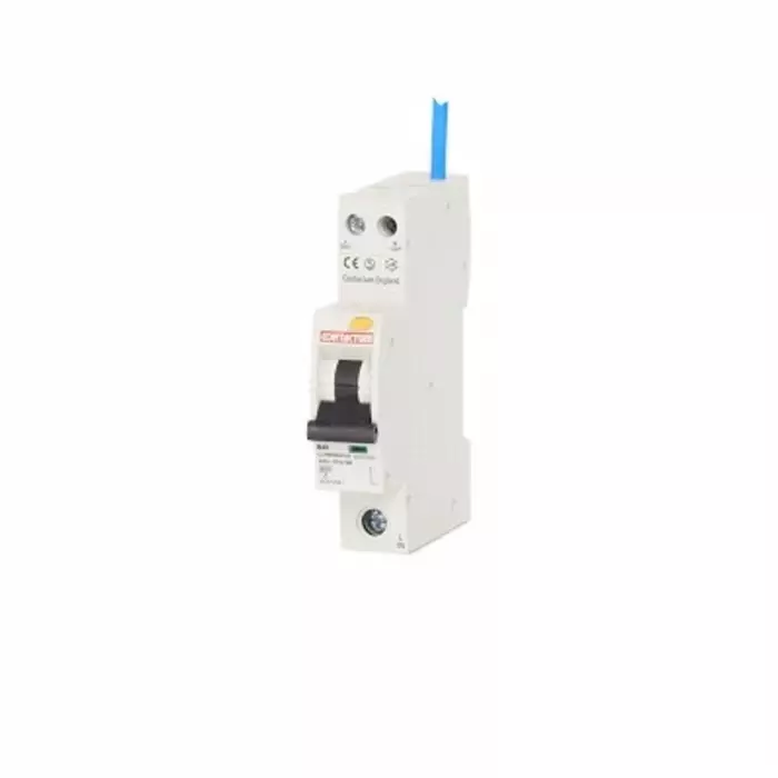 Contactum RCBO 40A Current Rating 1P Poles 30mA Trip Sensitivity Type B CCPBR Range, CCPBR0640AB