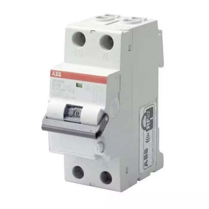 ABB RCBO, 32A Current Rating, 1P+N Poles, 30mA Trip Sensitivity, Type C, 2CSR245041R1324
