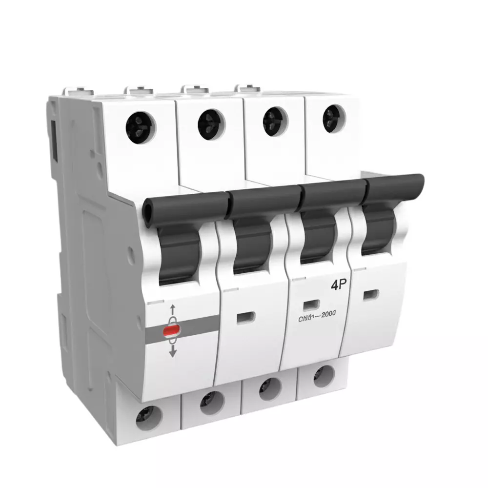 K9 Pro Safe Miniature Circuit Breakers Four Pole C Type 10 Amp White, 6052 (Pack of 3)