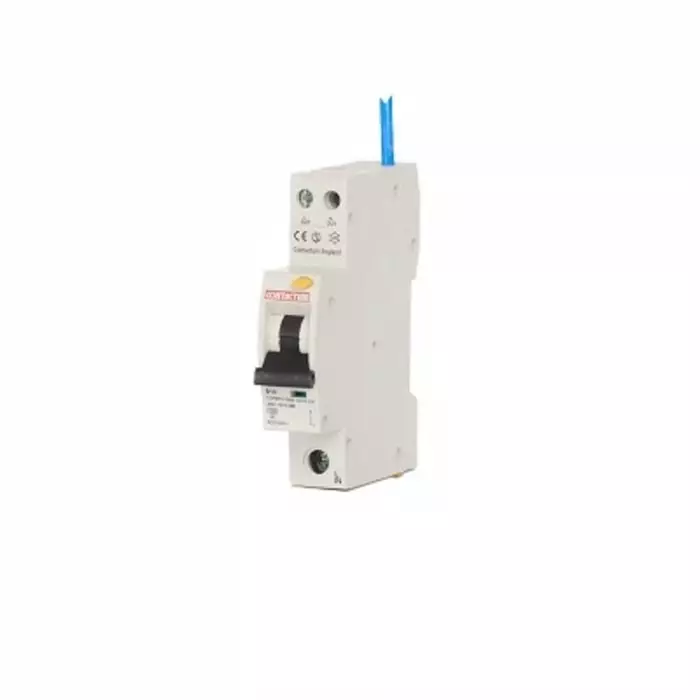 Contactum RCBO 10A Current Rating 1P Poles 30mA Trip Sensitivity Type B CCPBR Range, CCPBR1010AB