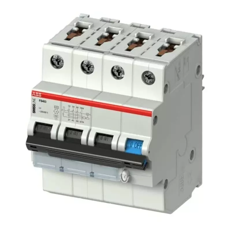 ABB RCCB, 32A, 4 Pole, 300mA, Type C, 415 V AC, 2CCG001758R0001